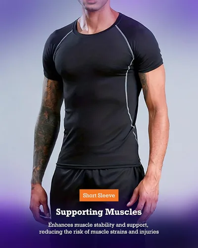 Vista 3 de BOOMCOOL 5PCS Gym Clothes for Men Workout Sets