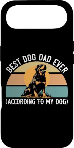 Vista 27 de Rottweiler Dog Lover Gift, Best Dog Dad Ever, Rottie Father Case for iPhone 17
