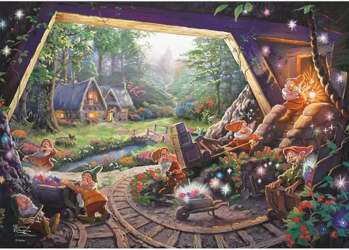 Vista 16 de MIGHTYPRINT Disney – La Bella Durmiente – Princesa Aurora y el Príncipe Felipe – Arte de pared duradero de 24 x 17 pulgadas – No hecho de papel