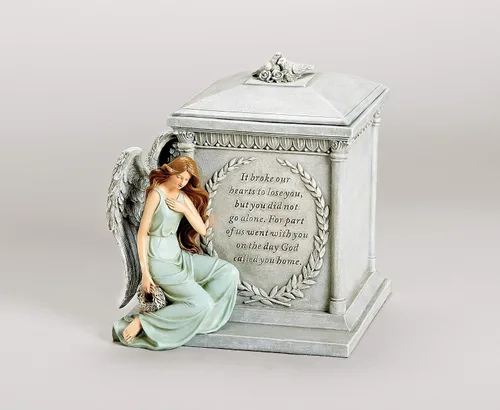 Vista 2 de Roman - Urna para cenizas de 8,5" pulgadas de altura "Forever with the Angels". 48476