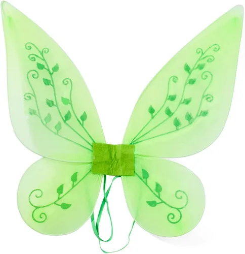 Vista 4 de Vestidos de princesa para niñas disfraz de hada con disfraz de hada de princesa disfraces de Halloween para niñas con alas de hadas