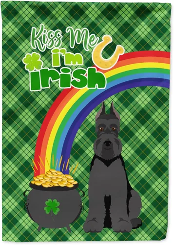 Vista 73 de Caroline's Treasures WDK4731GF - Bandera decorativa para jardín del día de San Patricio, color negro y tostado, Airedale Terrier, para jardín