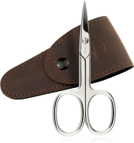 Vista 14 de marQus Tijeras curvadas para cutículas, acero inoxidable de precisión para manicura y pedicura, cuidado de cejas y pestañas, extra afiladas