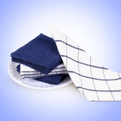 Vista 6 de Amour Infini paños de cocina y repasadores, 100 % algodón, muy absorbentes, se pueden lavar a máquina
