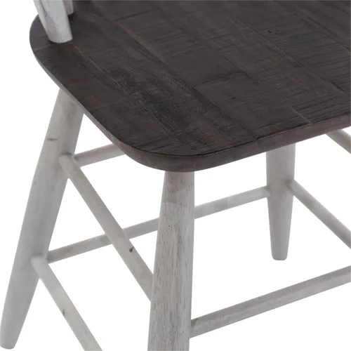 Vista 6 de Liberty Furniture INDUSTRIES Farmhouse Windsor - Juego de 2 sillas de mostrador, 17 pulgadas de ancho x 22 pulgadas de profundidad x 42 pulgadas