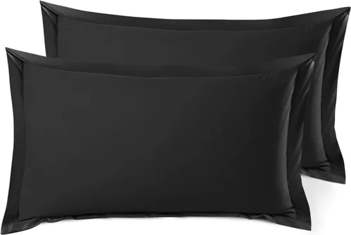 Vista 88 de Nestl Juego de 2 fundas tipo sham de almohada suaves - Fundas de almohada de microfibra de doble cepillado - Fundas de almohada de cama premium