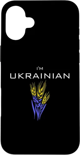 Vista 23 de I'm Ukrainian, proud that I am from Ukraine support nation Case for iPhone 16