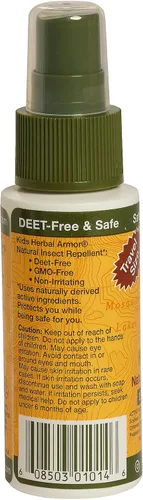Vista 3 de All Terrain Herbal Armor para niños, aerosol natural repelente de insectos sin DEET
