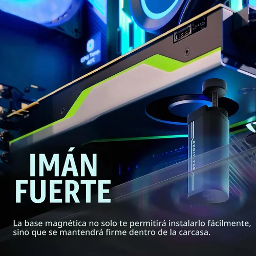 Vista 5 de EZDIY-FAB Soporte de soporte de GPU,Soporte de tarjeta gráfica ARGB de 5V 3PIN, Soporte de soporte de GPU altura ajustable,Soporte de aluminio