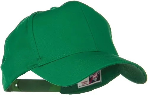 Vista 4 de Gorra de sarga de algodón sólido estilo profesional - Kelly, Verde