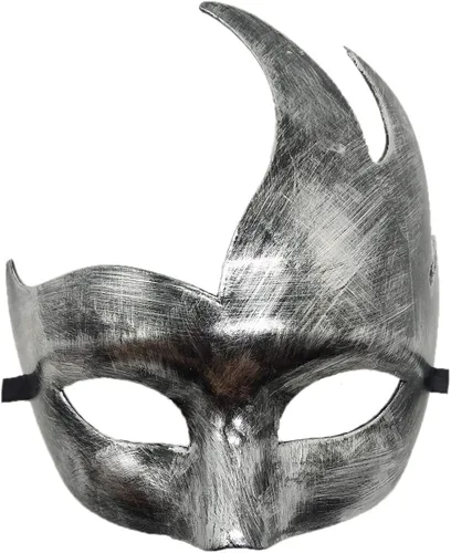 Vista 4 de Máscara de disfraz de plumas para mascarada de Halloween, Mardi Gras, máscara de fiesta de cosplay