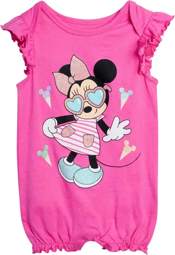 Vista 7 de Disney Mameluco de Minnie Mouse para bebé, 4 piezas, para recién nacido (0-24 meses)