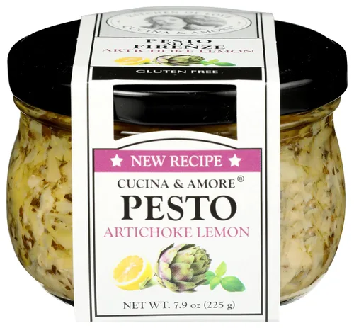 Vista 4 de Cucina & Amore Pesto de albahaca genovesa, 7.9 oz