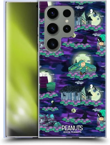 Vista 100 de Head Case Designs Funda de gel Spooktacular con licencia oficial de Peanuts Linus y Snoopy [protección de grado militar] compatible con Google Pixel