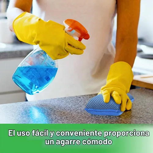 Vista 6 de Scrub-It - Esponja de cocina de microfibra Miracle (6 unidades) – Esponjas de limpieza para lavavajillas resistentes a arañazos – Lavable a máquina