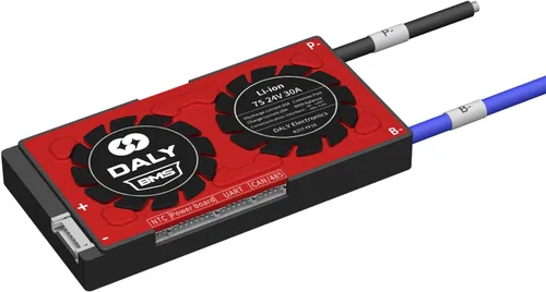 Vista 44 de DALY Smart BMS 24V L-ion 7S 30A con módulo Bluetooth programa de restablecimiento de puerto común para paquete de batería de litio DIY