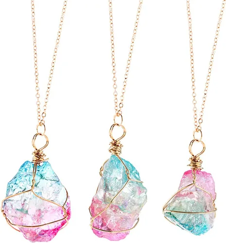 Vista 3 de iLH - Dije de diamantes de imitación para mujer, con letras, de compromiso, joya para regalar de ZYooh, talla única