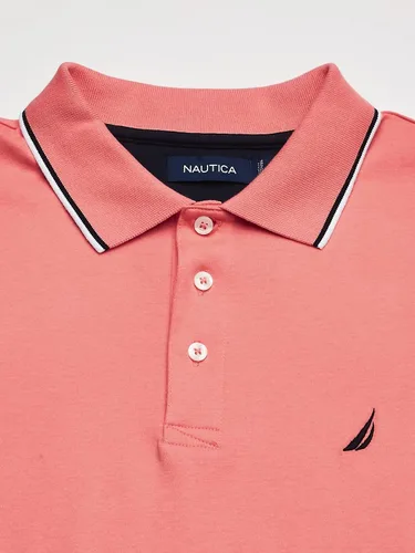 Vista 5 de Nautica Polo de manga corta de ajuste clásico para hombre