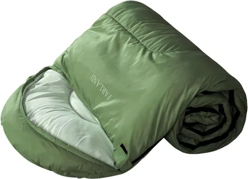 Vista 8 de FARLAND Sacos de dormir de 30 ℉ para adultos, adolescentes y niños con saco de compresión portátil y ligero para campamento de 3 a 4 estaciones