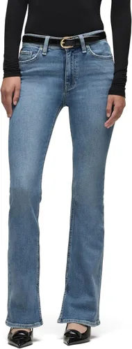 Vista 14 de HUDSON Jeans Barbara de cintura alta corte en negro recubierto Aparición
