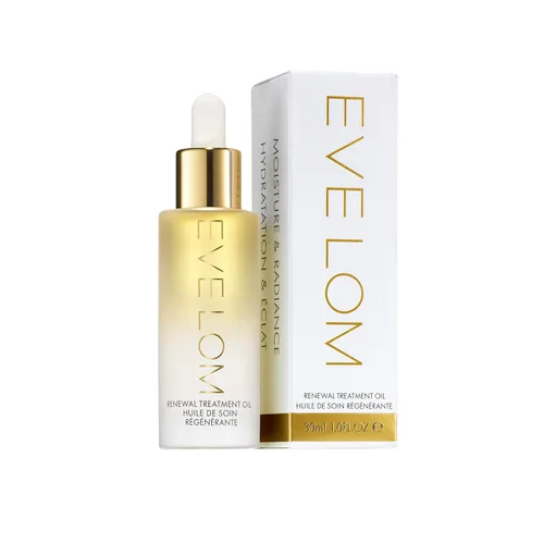 Vista 2 de EVE LOM Renewal Treatment Oil - Fórmula facial multitarea para terapia cutánea con 10 ingredientes botánicos nutritivos, suero hidratante para una