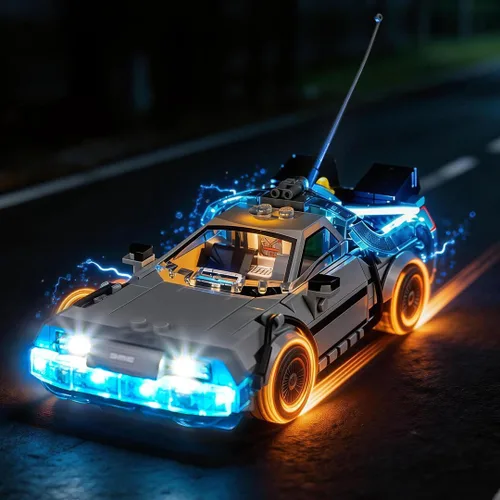 Vista 8 de LIGHTAILING Luz para Lego-42204 Fast and Furious Toyota-Supra-MK4 - Kit de iluminación LED compatible con el modelo de bloques de construcción Lego