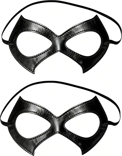 Vista 4 de 2 máscaras de mascarada para mujeres y hombres, accesorios de disfraz de cosplay de Halloween