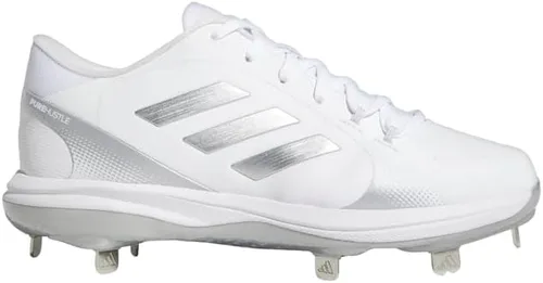 Vista 9 de Adidas Zapato de béisbol EG5634 para mujer, negroplateadoblanco