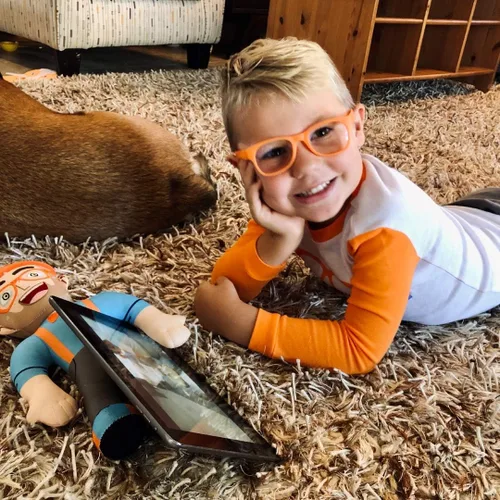 Vista 3 de Gafas de sol Blippi para niños pequeños 2 a 4 años