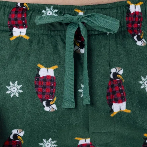 Vista 3 de Varsity Pantalones de dormir Lite Touch Fleece para hombre