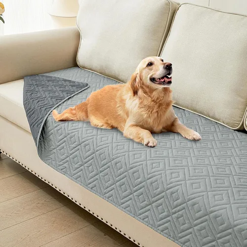 Vista 30 de hyha Manta impermeable para perros, funda suave para cama de perro, mantas para mascotas, funda impermeable para sofá y sillón para perros lavable