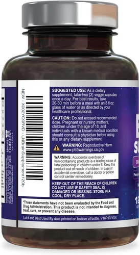 Vista 8 de Suplemento de memoria cerebral, nootrópicos de fuerza 3 veces para concentración, claridad y apoyo de enfoque, salud cerebral, vitaminas cognitivas
