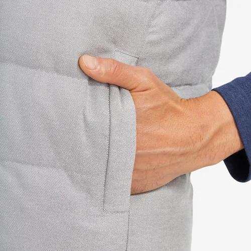 Vista 4 de Mizzen + Main Chaleco ligero resistente al agua para hombre, con botones frontales, colección York