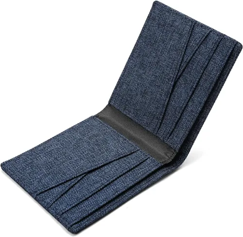 Vista 37 de Lanyani Carteras RFID Bifold Simple