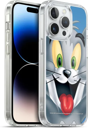 Vista 107 de Head Case Designs Funda de gel de cara completa con licencia oficial de Tom y Jerry Jerry [protección de grado militar] compatible con Apple iPhone