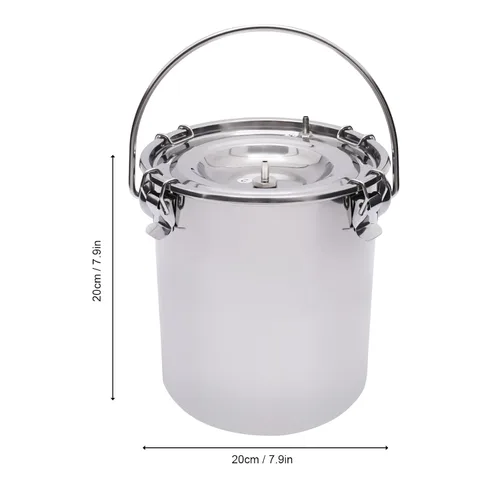 Vista 3 de Milk Machine, 5L Vacuum Goat Milking Kit, 110V, Farm, Backyard Use