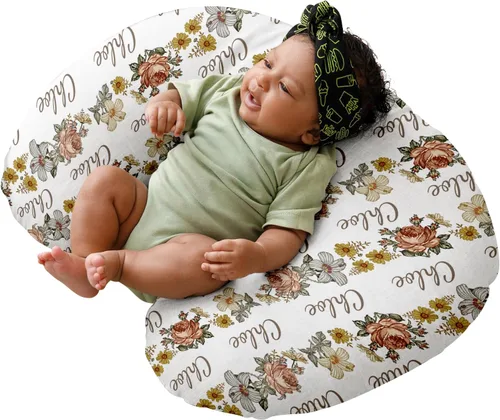 Vista 14 de Dyoart Funda de almohada de lactancia para bebé, fundas de lactancia con nombre personalizado, suave, funda de almohada de lactancia materna