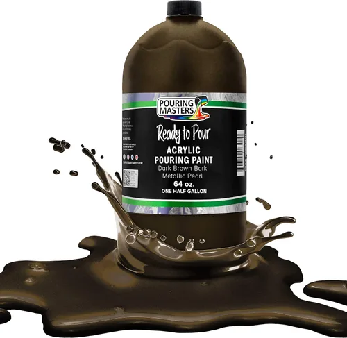 Vista 25 de Pouring Masters - Pintura acrílica premezclada de 8 onzas líquidas listas para verter, oro de 24 quilates, suministros de arte fluido para lienzo