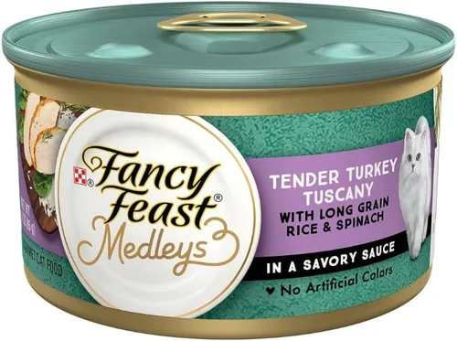 Vista 2 de Purina Fancy Feast Medleys Variación (Pavo Toscana)