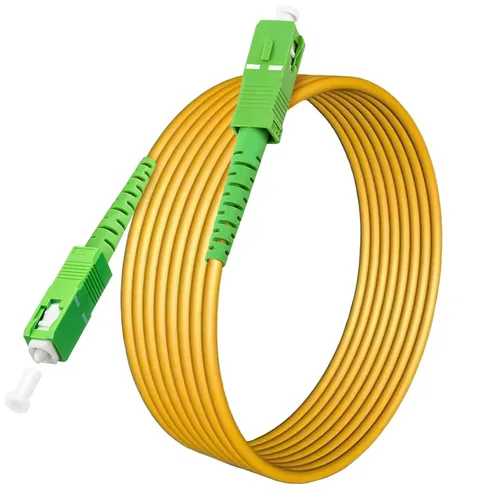 Vista 27 de SC/APC a SC/APC Cable de Fibra Óptica para Internet, Cable de Conexión de Modo Simple Blindado, Cordón de Conexión Óptica de Fibra Óptica - SIMPLEX
