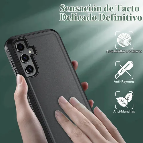 Vista 3 de ONOLA Funda para Samsung Galaxy S23 FE con protector de pantalla HD, resistente, a prueba de golpes y caídas, 3 capas, para Galaxy S23 FE de 6.4