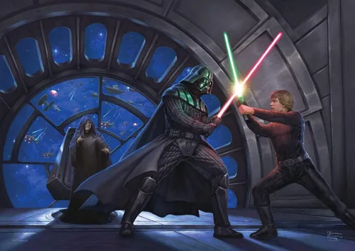 Vista 12 de MIGHTYPRINT Arte de pared de Star Wars The Mandalorian de 24 x 17 pulgadas