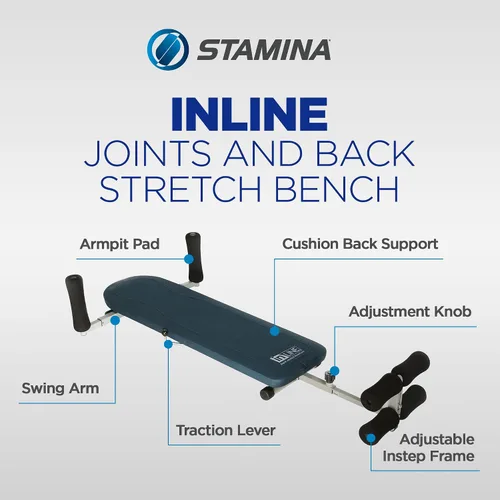 Vista 2 de Banco de estiramiento para espalda In Line de Stamina