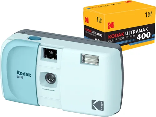 Vista 15 de KODAK EC35 - Cámara de película de 1.378 in, reutilizable, sin enfoque, flash integrado, cubierta deslizante, apto para principiantes