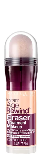 Vista 26 de Maybelline Instant Age Rewind Eraser Foundation con SPF 20 y provitamina B5 hidratante, 110, 1 unidad