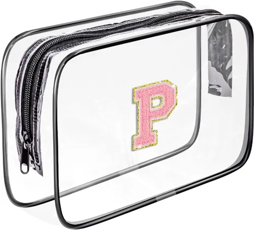 Vista 23 de Bolsa de aseo transparente Fodofodo, bolsa de aseo de viaje portátil, bolsa de maquillaje impermeable, organizador de almacenamiento de cosméticos