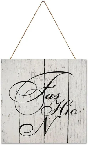 Vista 8 de PEALRICH Letrero colgante de madera con cita motivacional "Life Begins At The End Of Your Comfort Zone", placa artística para decoración de pared