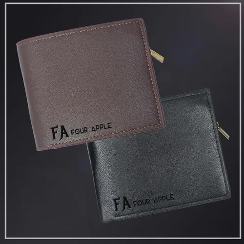 Vista 4 de Aokizkdzsw Cartera personalizada para hombres, carteras de cuero grabadas personalizadas con nombre, regalos personalizados para papá, hombre