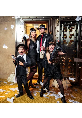 Vista 3 de Traje negro para niños Multicolor