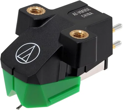 Vista 4 de Audio-Technica AT-VM95E Cartucho de Tocadiscos de Imán Móvil Dual Verde